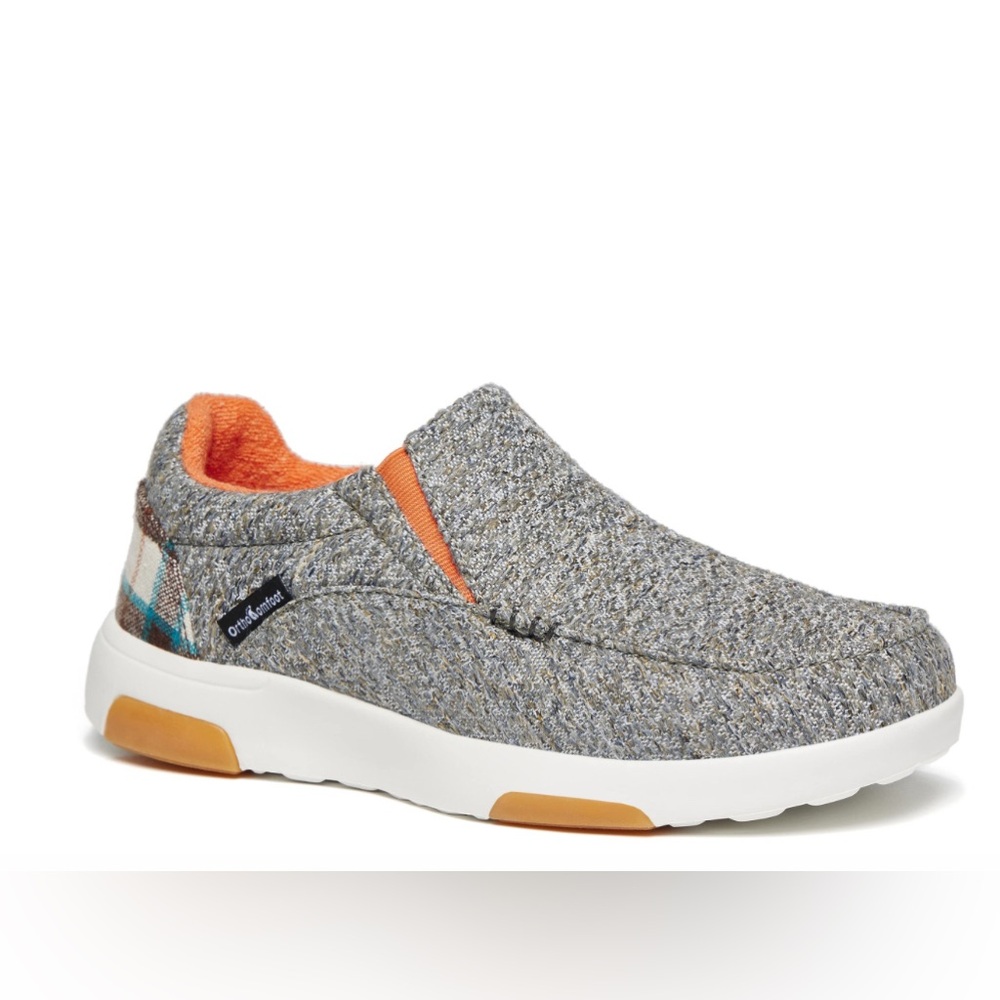 Orthocomfoot Gray Slip-On Shoes